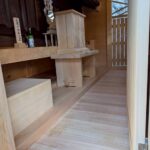 平等寺　十九社　改修工事
